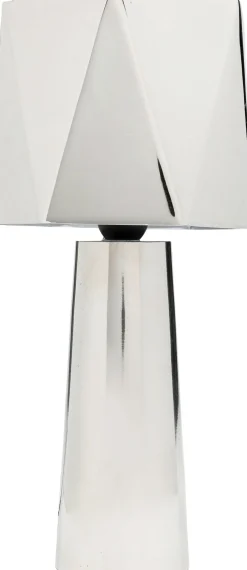 Sale KARE Design Lampa stołowa srebrna nowoczesna 38 cm - KARE