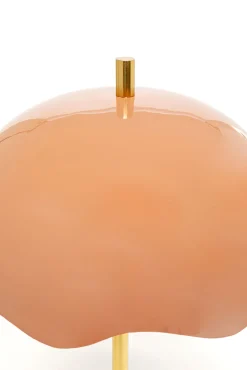 Hot KARE Design Lampa stołowa stal i marmur klosz różowy Ø30x50 cm - KARE