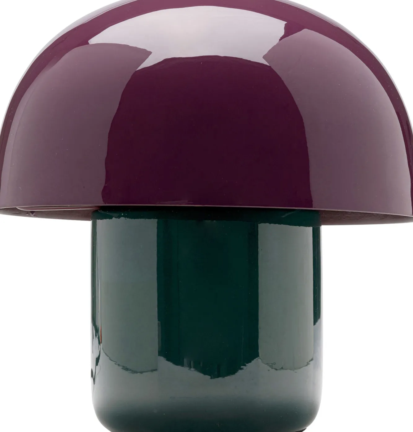 Best KARE Design Lampa stołowa stalowa grzybek kolor fioletowo-czarny Ø20x20 cm - KARE