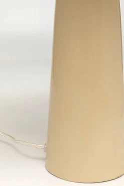 New KARE Design Lampa stołowa stalowa w kolorze ecru Ø34x49 cm - KARE