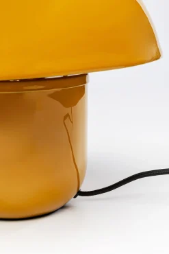 Online KARE Design Lampa stołowa stalowa w kolorze żółtym Ø29x27 cm - KARE
