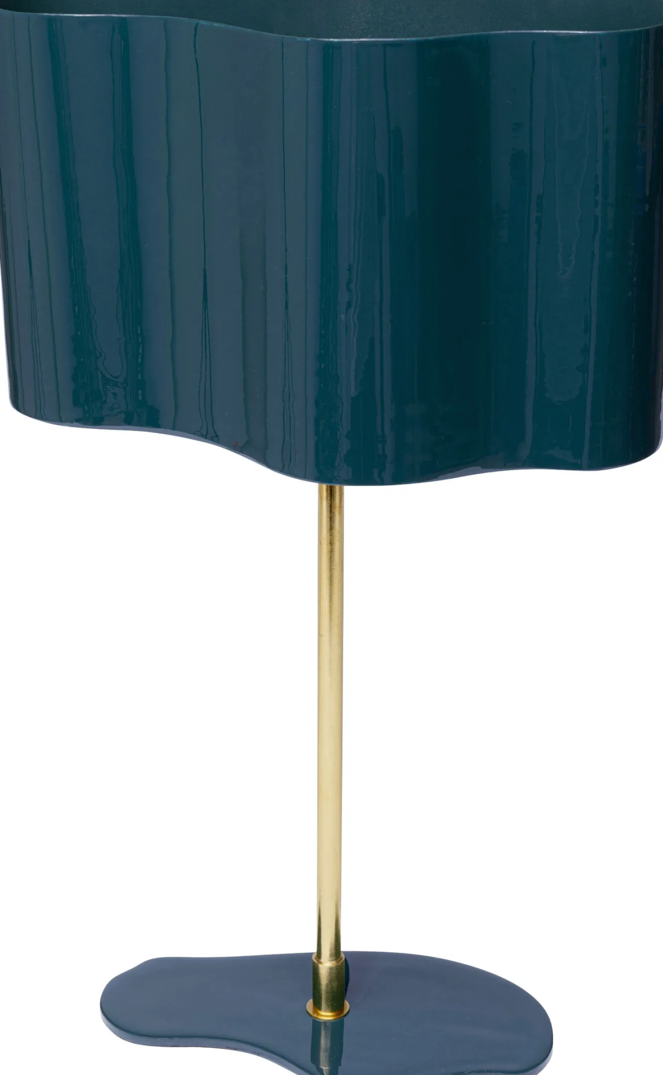 Online KARE Design Lampa stołowa stalowa w kolorze ciemnozielonym 49 cm - KARE