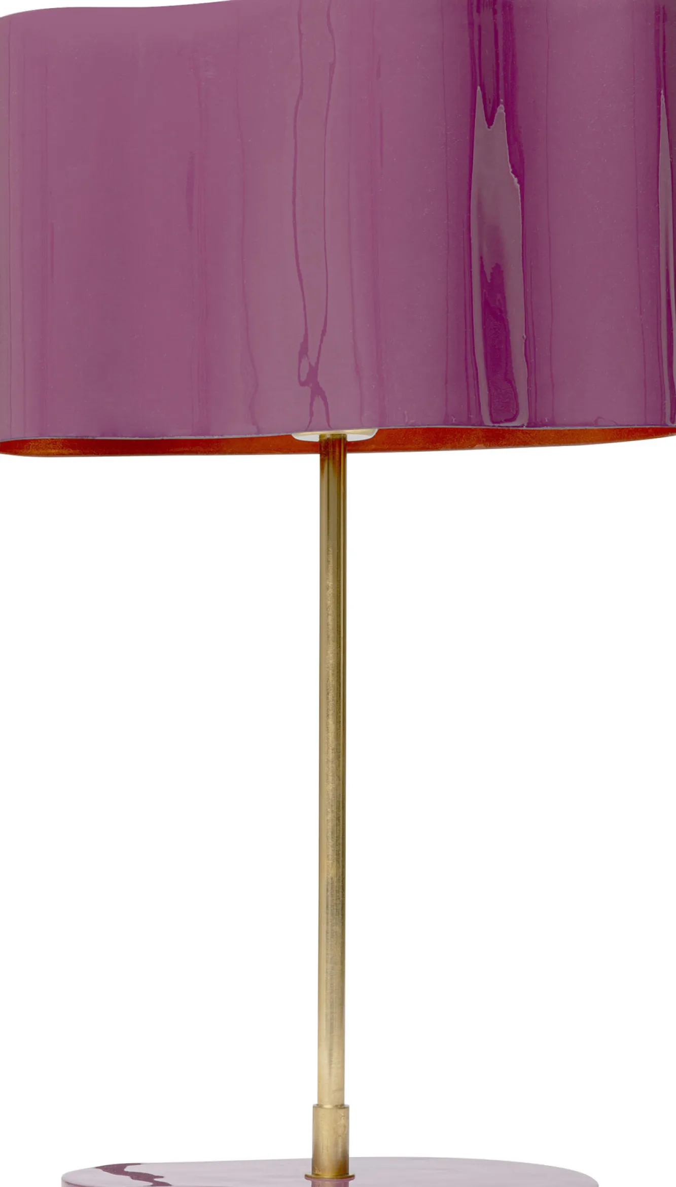 Hot KARE Design Lampa stołowa stalowa w kolorze fioletowym 49 cm - KARE