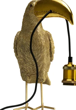 New KARE Design Lampa stołowa Toucan złota 42cm - KARE