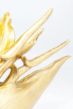 New KARE Design Lampa stołowa Tropical Flower 51x65 cm czarno-złota - KARE