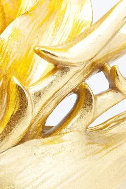 New KARE Design Lampa stołowa Tropical Flower 51x65 cm czarno-złota - KARE