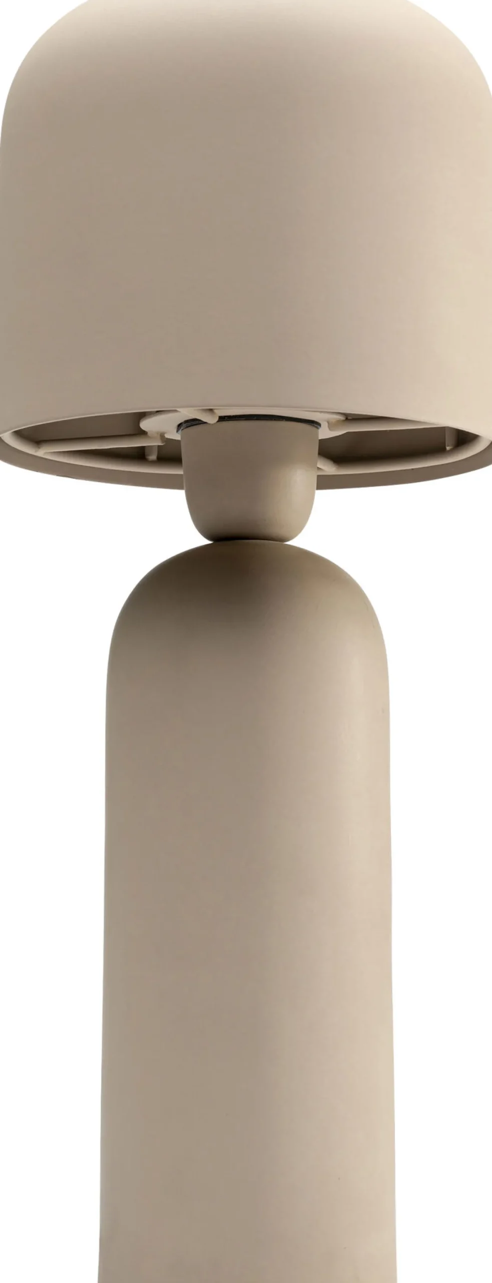 New KARE Design Lampa stołowa ze stali w kolorze beżowym 39 cm - KARE