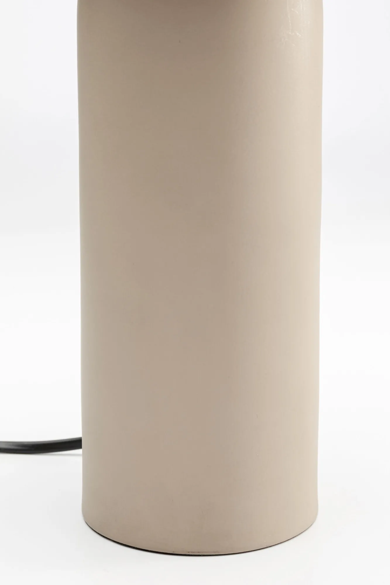 New KARE Design Lampa stołowa ze stali w kolorze beżowym 39 cm - KARE