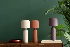 Clearance KARE Design Lampa stołowa ze stali w kolorze fioletowym 39 cm - KARE