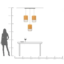 Outlet KARE Design Lampa wisząca Aloha Drop Tre 80cm - KARE