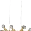 Discount KARE Design Lampa wisząca Atomic Balls mosiądz 190cm - KARE