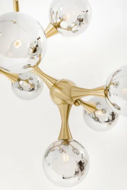 Discount KARE Design Lampa wisząca Atomic Balls mosiądz 190cm - KARE