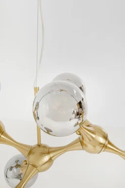 Discount KARE Design Lampa wisząca Atomic Balls mosiądz 190cm - KARE