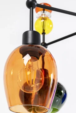 Outlet KARE Design Lampa wisząca awangardowa klosze szklane kolorowe 61x88 cm - KARE