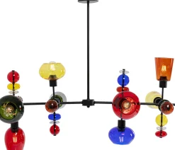 Discount KARE Design Lampa wisząca awangardowa klosze szklane kolorowe 105x56 cm - KARE