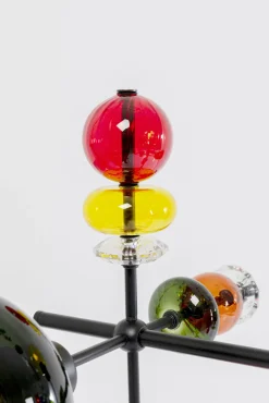 Discount KARE Design Lampa wisząca awangardowa klosze szklane kolorowe 105x56 cm - KARE