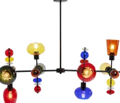 Discount KARE Design Lampa wisząca awangardowa klosze szklane kolorowe 105x56 cm - KARE