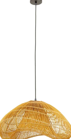 Fashion KARE Design Lampa wisząca boho rattan naturalny 54x52 cm - KARE