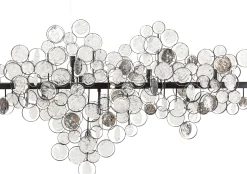 Clearance KARE Design Lampa wisząca Clouds Clear 102x61 cm szara - KARE