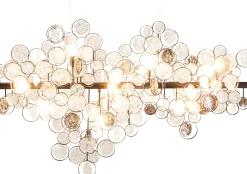 Clearance KARE Design Lampa wisząca Clouds Clear 102x61 cm szara - KARE