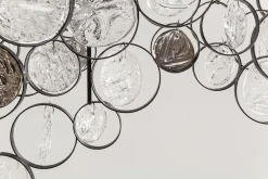 Clearance KARE Design Lampa wisząca Clouds Clear 102x61 cm szara - KARE