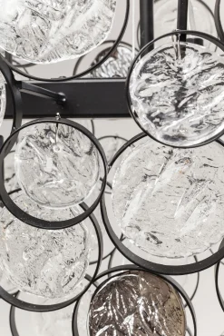 Clearance KARE Design Lampa wisząca Clouds Clear 102x61 cm szara - KARE