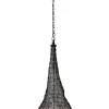 Discount KARE Design Lampa wisząca Cocoon Ø89x114 cm czarna - KARE