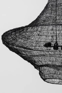 Discount KARE Design Lampa wisząca Cocoon Ø89x114 cm czarna - KARE