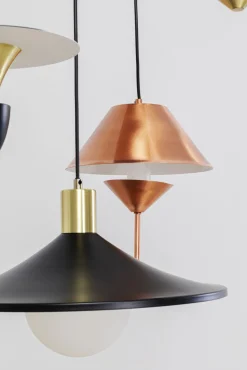 Discount KARE Design Lampa wisząca do salonu stalowa 5xG9 Ø50 cm - KARE