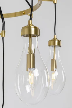 Online KARE Design Lampa wisząca Highlight 12L Ø97 cm czarno-złota - klosze transparentne - KARE