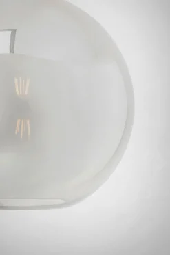 Fashion KARE Design Lampa wisząca kula srebrna szkło galwanizowane Ø35 cm - KARE