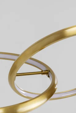 Online KARE Design Lampa wisząca LED złote okręgi aluminium 105 cm - KARE