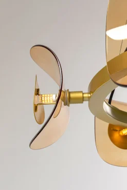 Fashion KARE Design Lampa wisząca Mariposa Ø81x150 cm złota - KARE