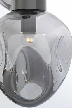 Best KARE Design Lampa wisząca przydymiona 3L stal i szkło Ø45x160 cm - KARE