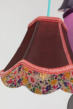 Best KARE Design Lampa wisząca Saloon Flowers 9L 60x110 cm kolorowa - KARE