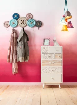 Best KARE Design Lampa wisząca Saloon Flowers 5L 45x110 cm kolorowa - KARE