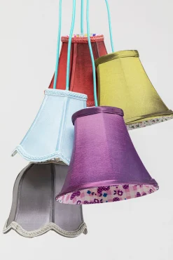 Best KARE Design Lampa wisząca Saloon Flowers 5L 45x110 cm kolorowa - KARE