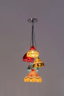 Clearance KARE Design Lampa wisząca Saloon Fringes 5-lite - KARE