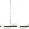 Outlet KARE Design Lampa wisząca Scala Balls Milky Black 150cm - KARE