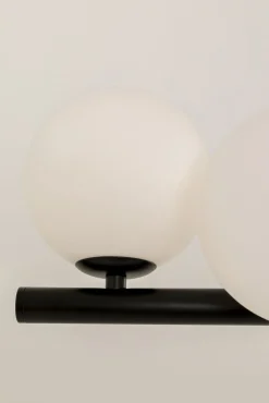 Outlet KARE Design Lampa wisząca Scala Balls Milky Black 150cm - KARE