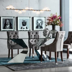 Outlet KARE Design Lampa wisząca Scala Balls 155x138 cm chromowa - KARE