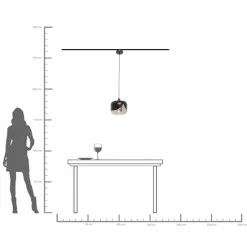 Online KARE Design Lampa wisząca Smoke Goblet Ø25cm - KARE