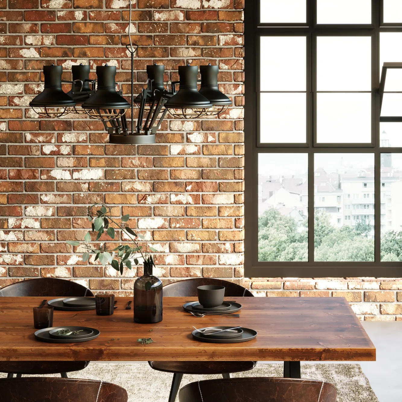 Clearance KARE Design Lampa wisząca Spider Multi 6-lite 110x60 cm czarna - KARE