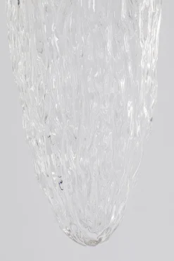 Online KARE Design Lampa wisząca stal chromowana klosz szklany transparentny Ø17x60 cm - KARE