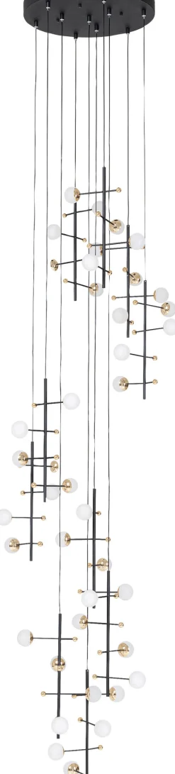 Fashion KARE Design Lampa wisząca Trapez 280 cm czarna - KARE