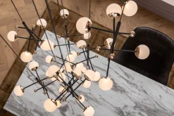 Fashion KARE Design Lampa wisząca Trapez 280 cm czarna - KARE