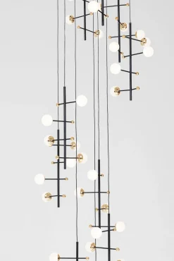 Fashion KARE Design Lampa wisząca Trapez 280 cm czarna - KARE