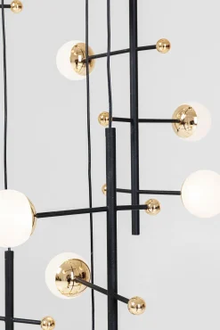 Fashion KARE Design Lampa wisząca Trapez 280 cm czarna - KARE