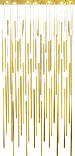 Best KARE Design Lampa wisząca Vegas LED 154x250-320 cm złota - KARE