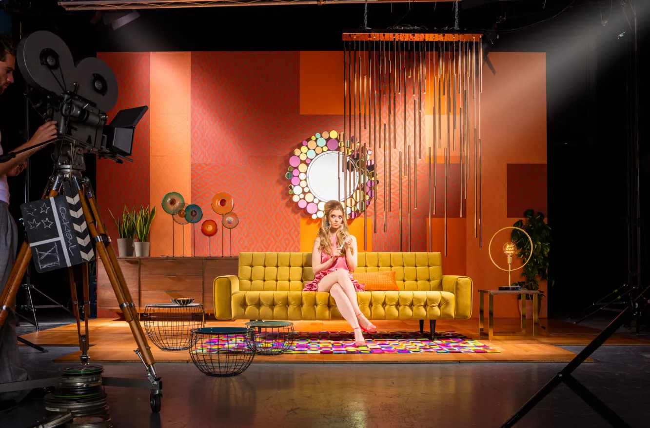 Best KARE Design Lampa wisząca Vegas LED 154x250-320 cm złota - KARE